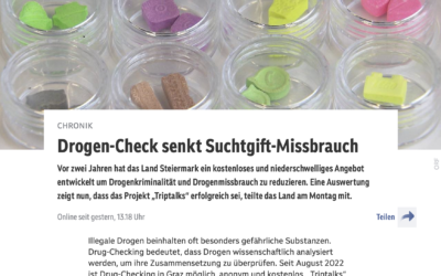 Drogen-Check senkt Suchtgift-Missbrauch